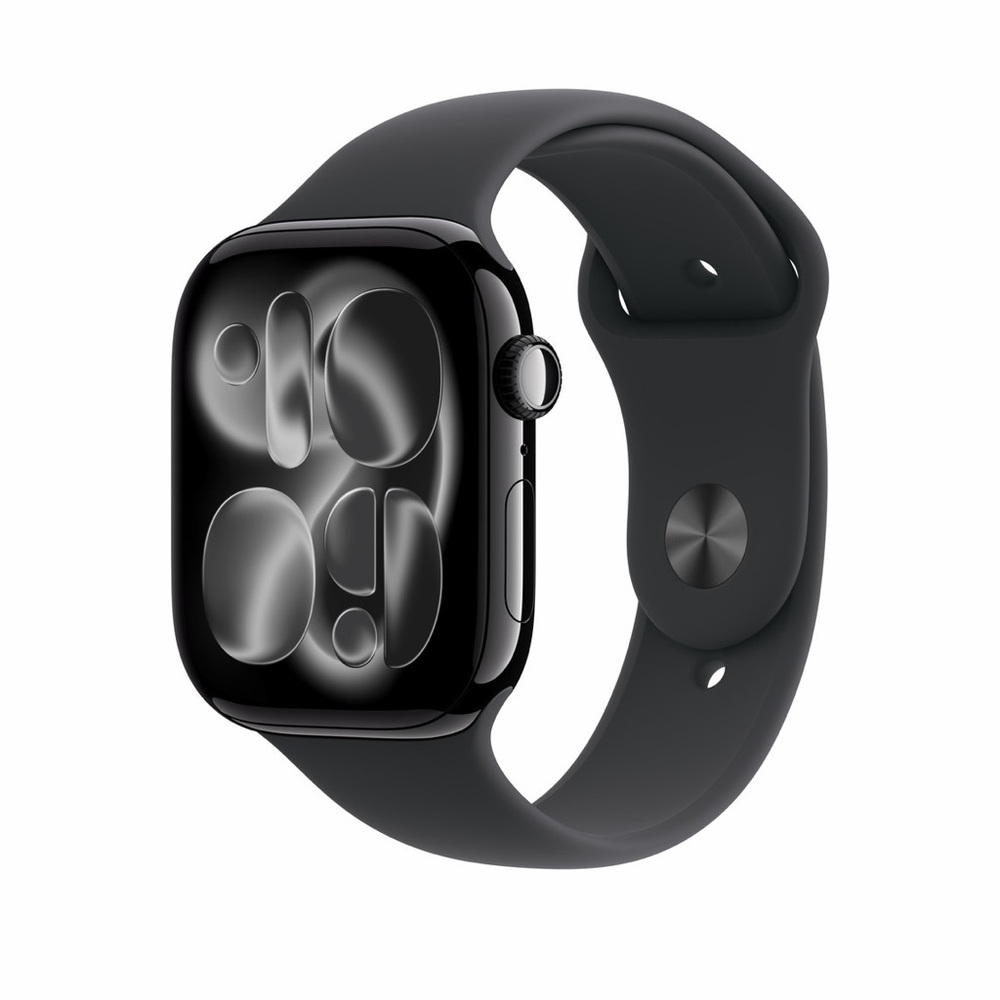 NWT Apple Watch 46mm Black Sport Band - S/M